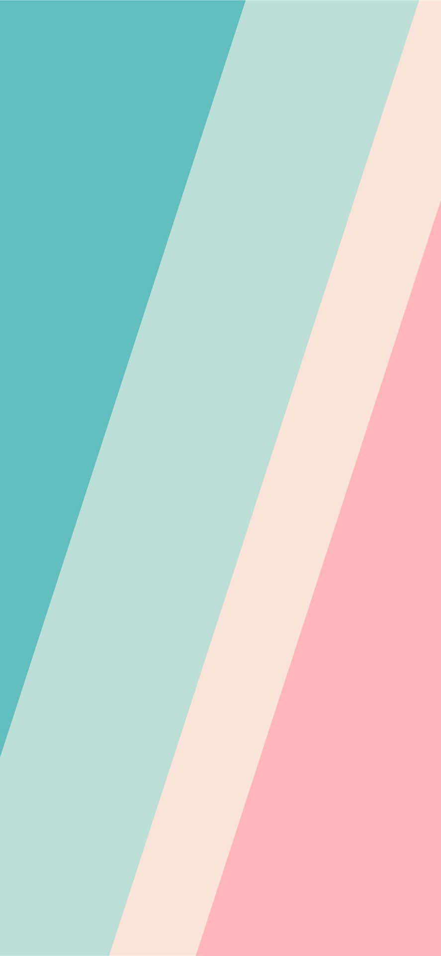 En pink, blå og hvid stribet tapet Wallpaper