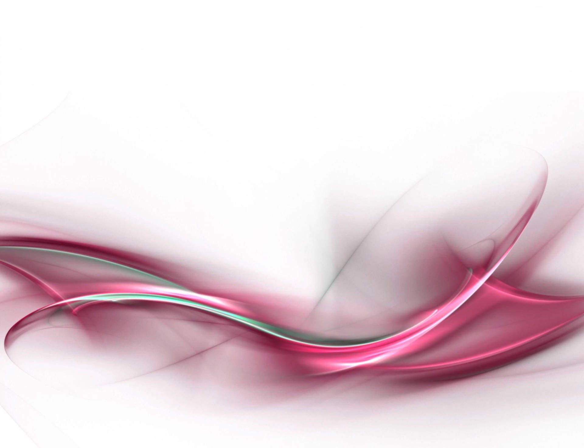 Pink And White Waves Wallpaper