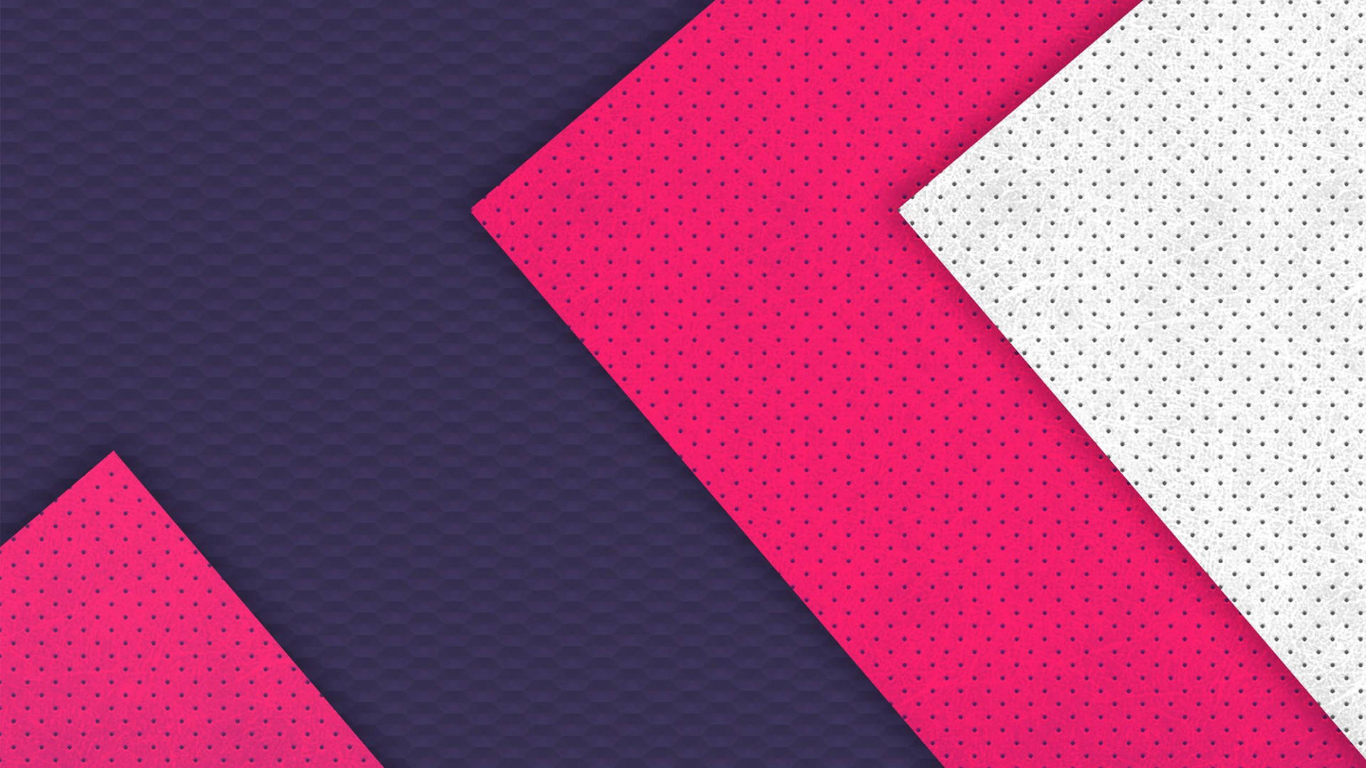 Layers Of Pink And White Triangles Wallpaper