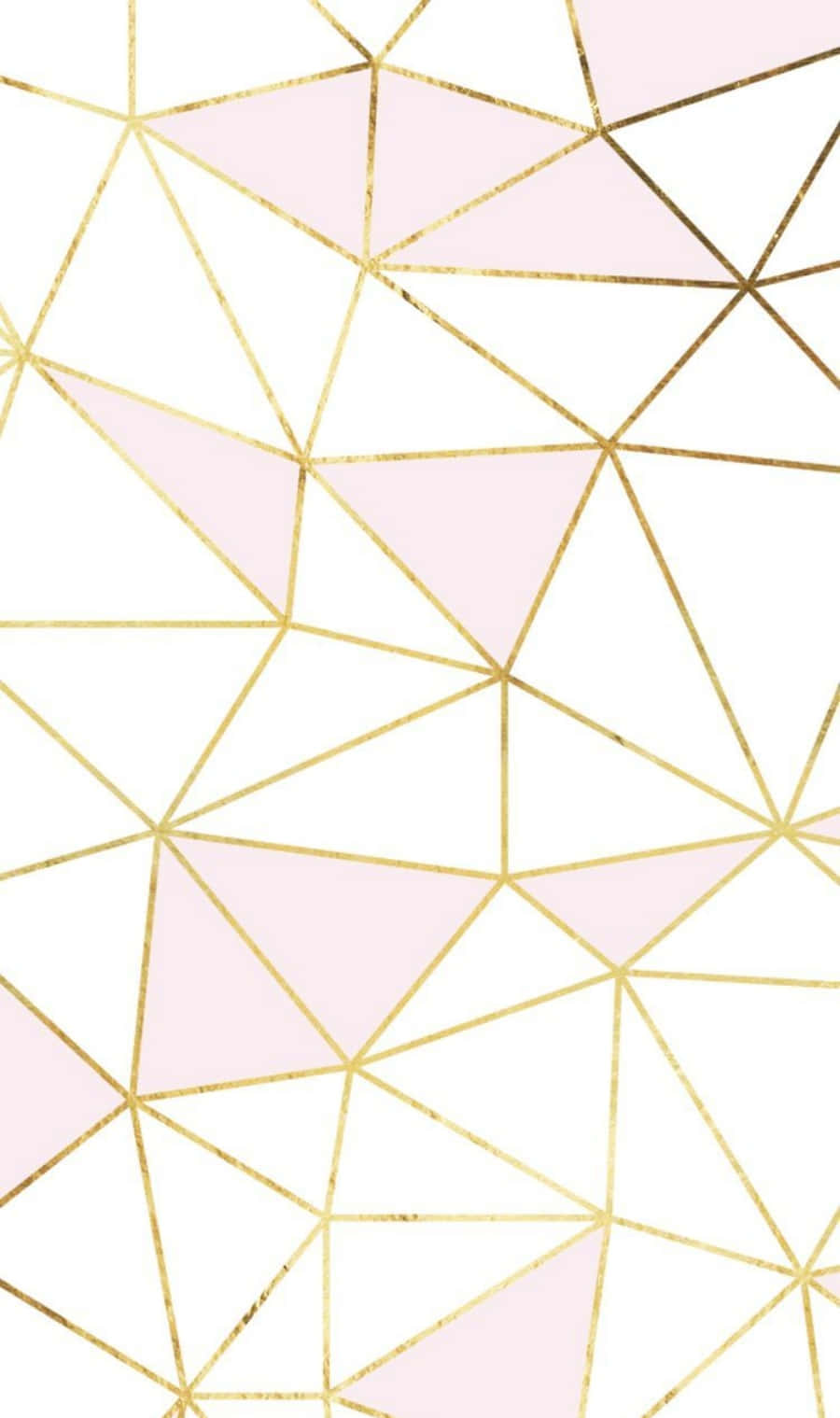 Rosaund Weiße Ästhetische Geometrische Muster Wallpaper