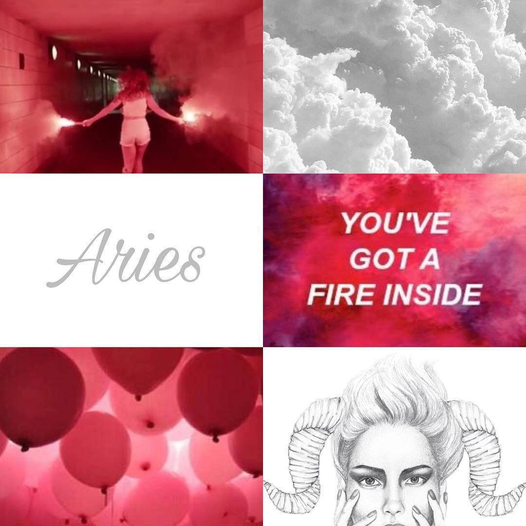 Pink And White Aries Aesthetic Pictures