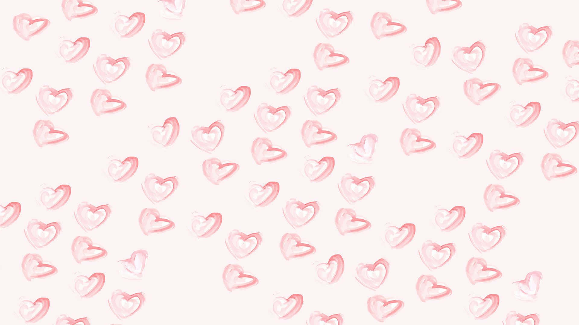 Æstetisk pink og hvide polka prikker Wallpaper