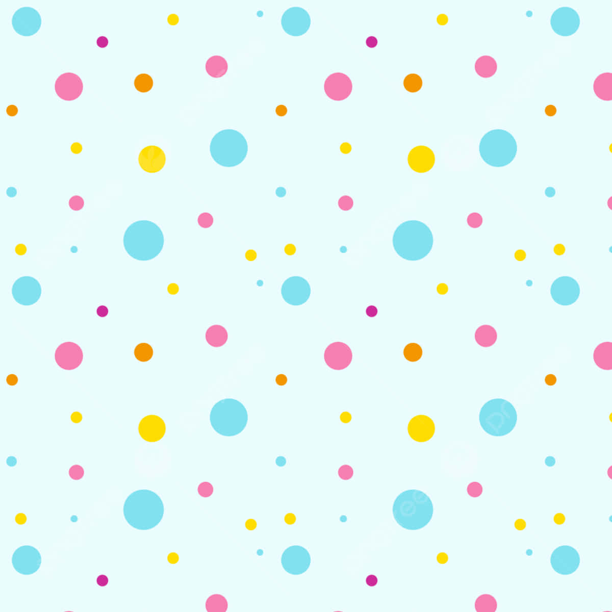 Expressive Pink And White Polka Dot Pattern Wallpaper