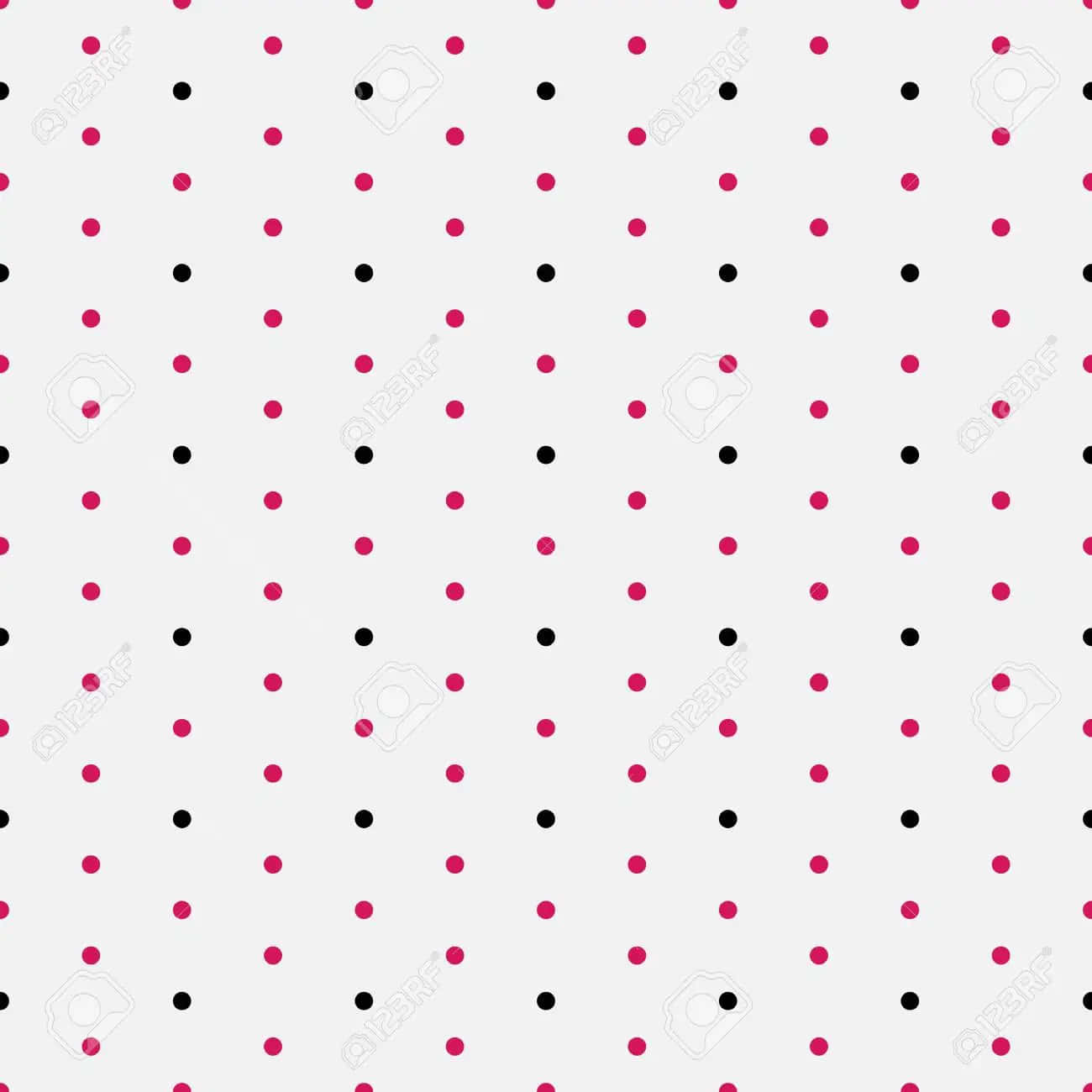 Roligaoch Fantastiska Polka Dot-mönster Wallpaper