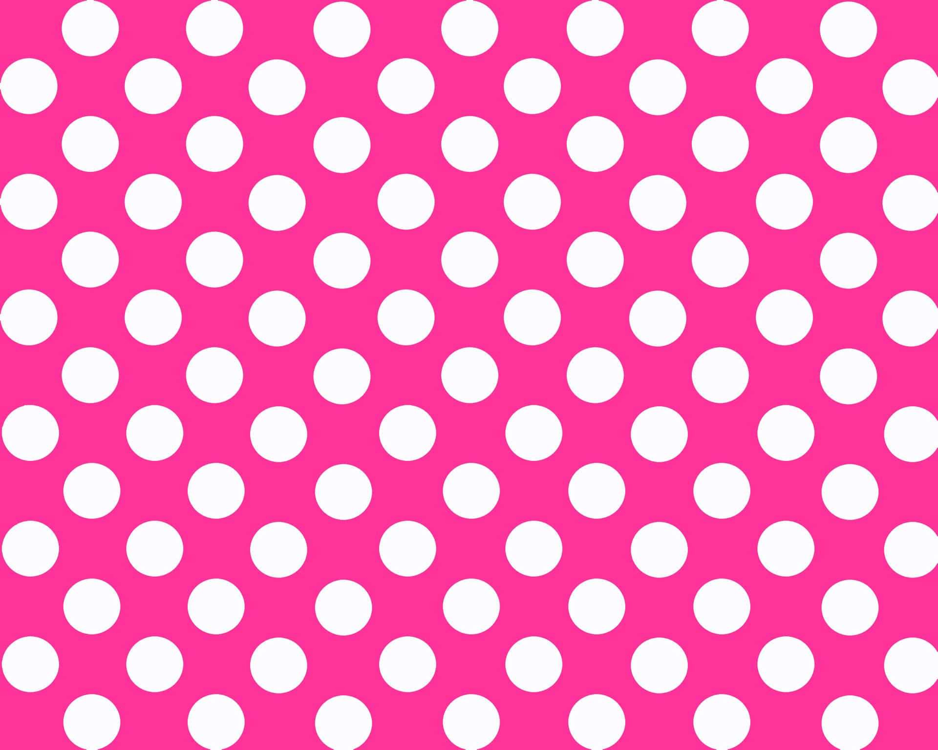 Smukpastel Pink Og Hvid Prikket Mønster. Wallpaper