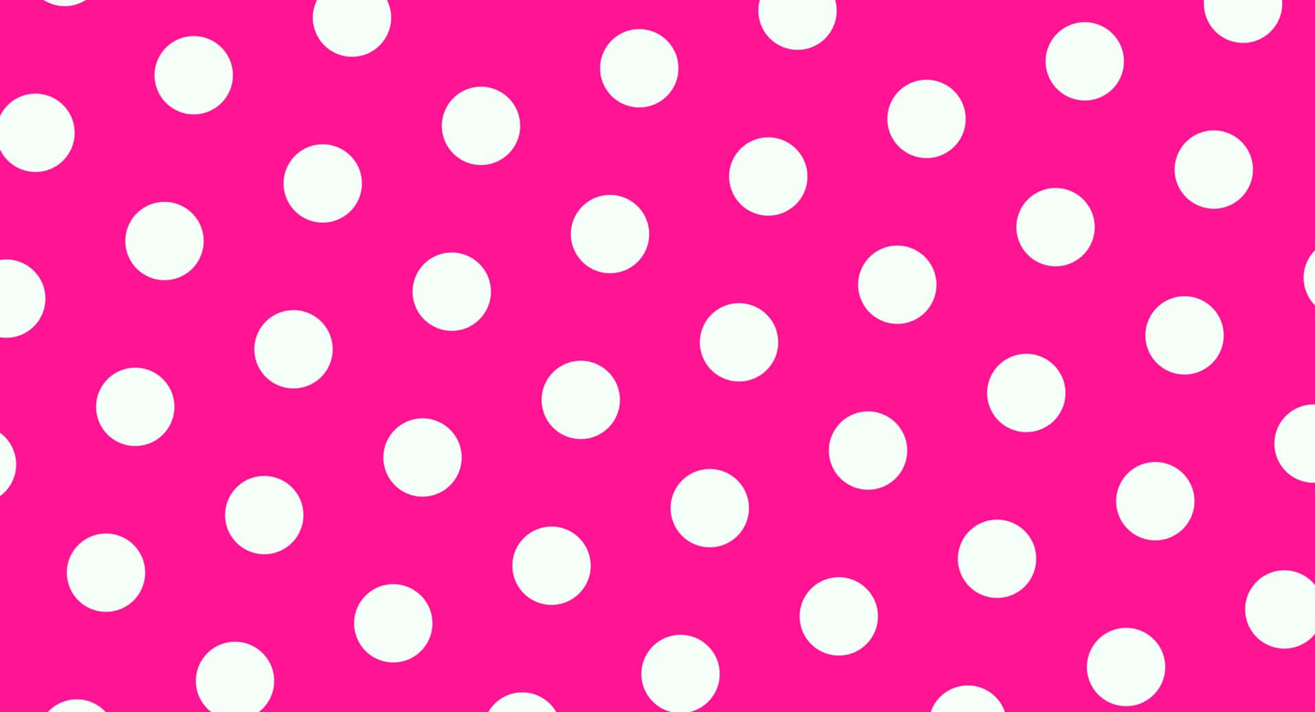 Gør dig klar til eventyret fra dine drømme med denne sjove og boblende pink og hvid polka dot mønster! Wallpaper