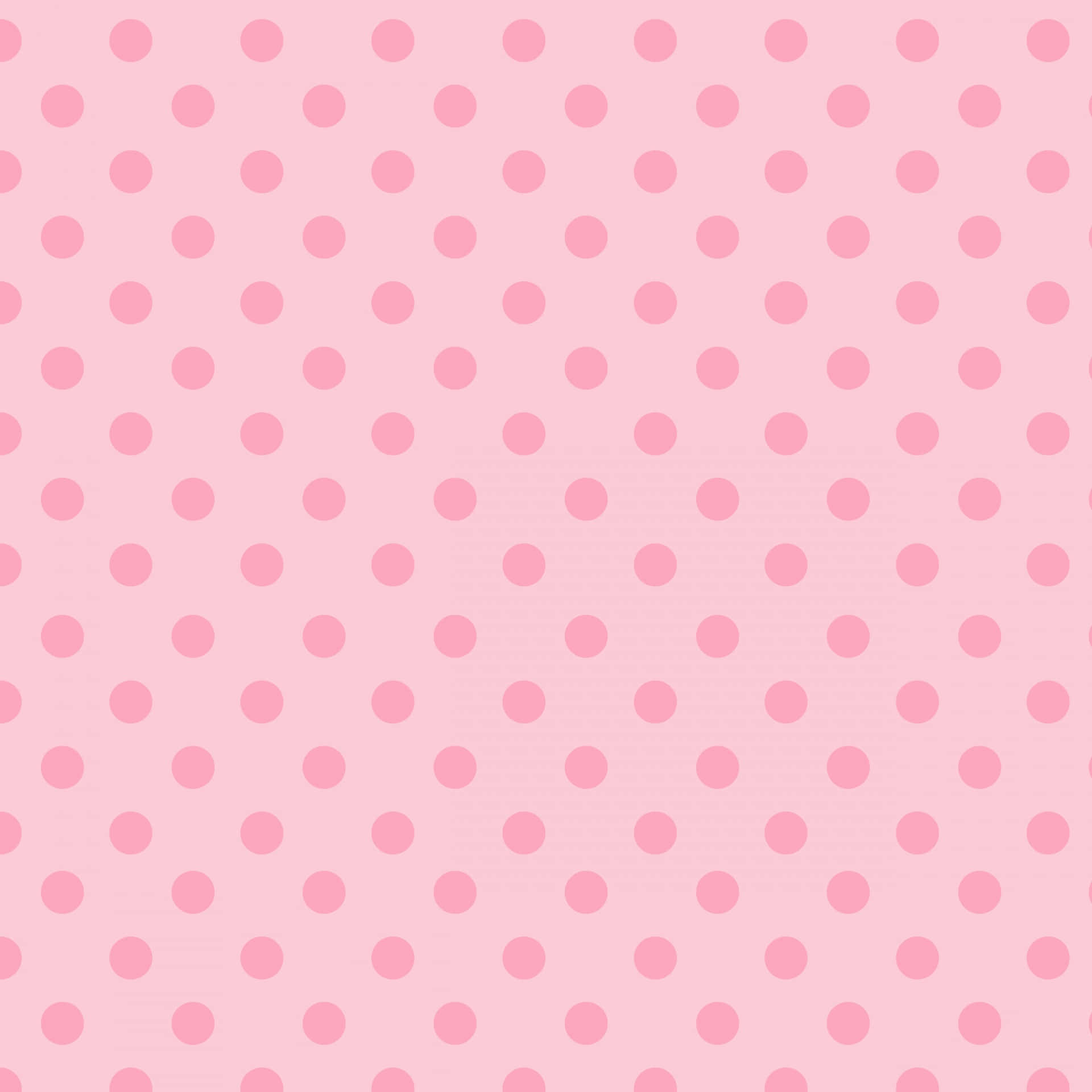 A background of classic pink and white polka dot pattern Wallpaper