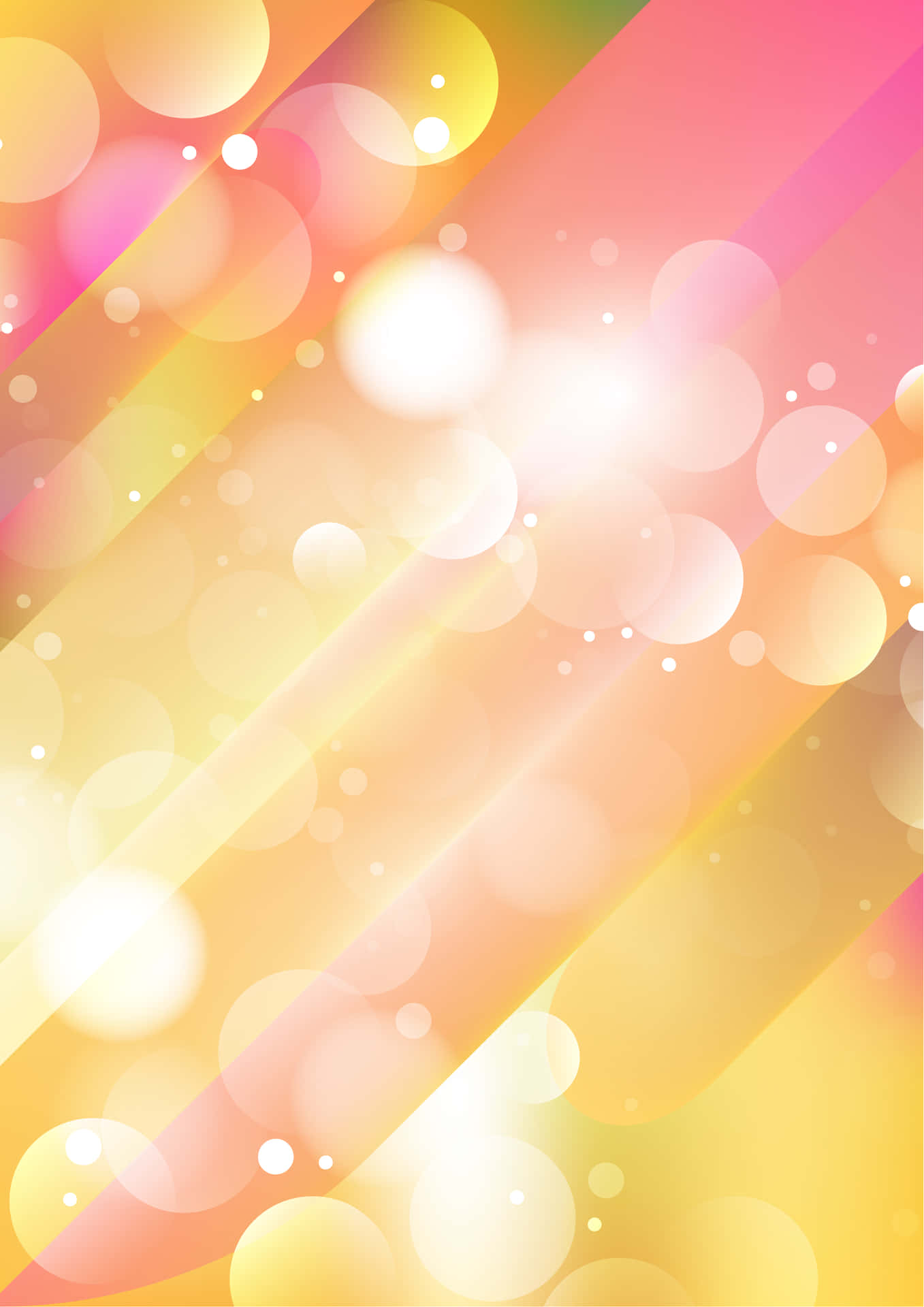 "A bright pink and yellow background for a dynamic, lively look."