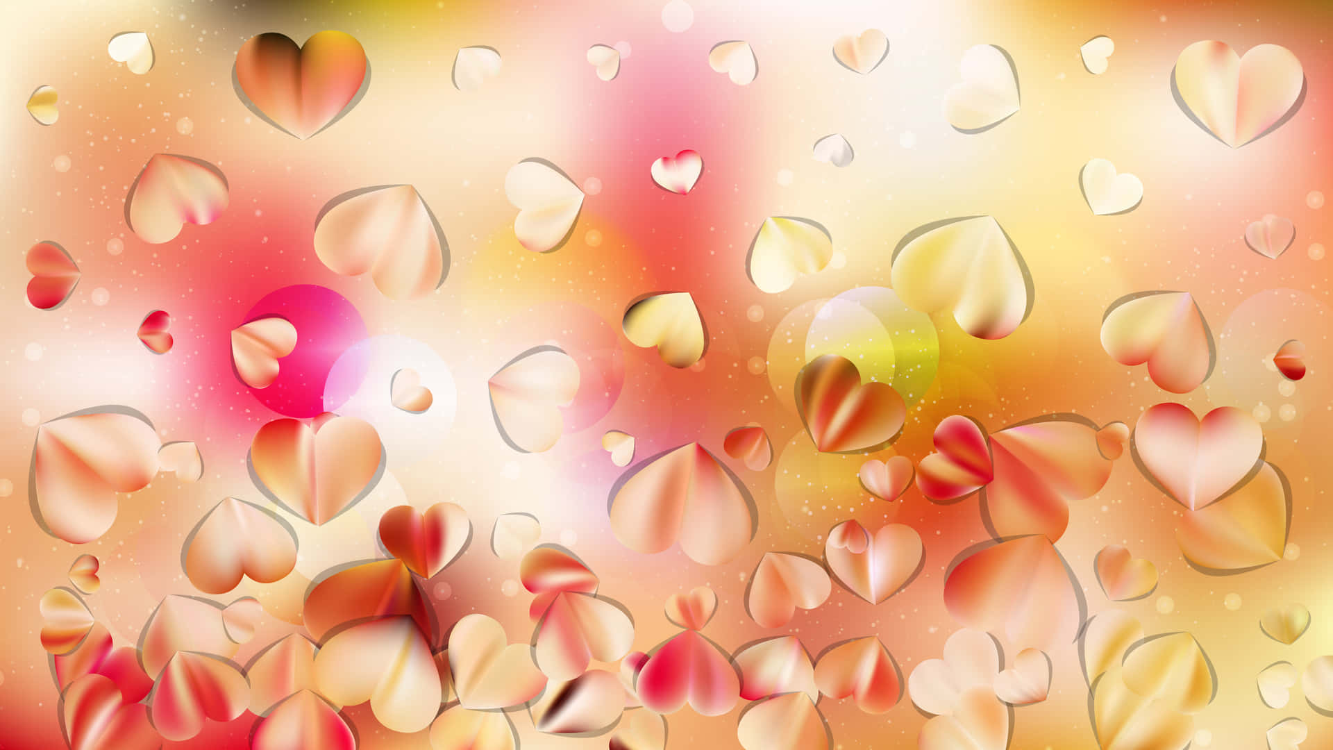 Vibrant Background Of Pink And Yellow