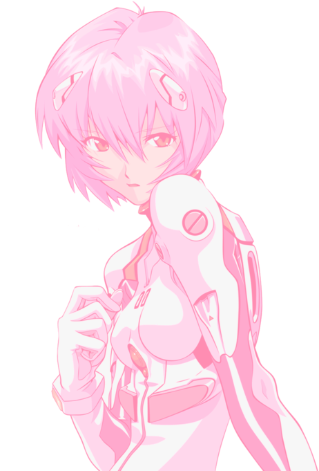 Pink Anime Character Transparent Background PNG