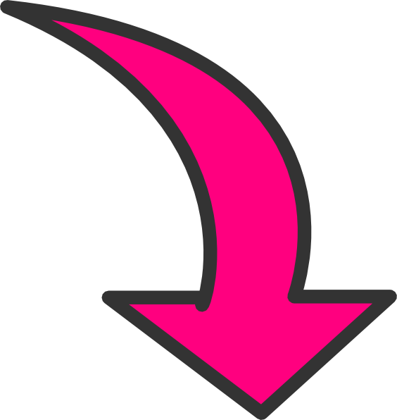 Pink Arrow Iconon Gray Background PNG