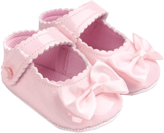 Pink Baby Ballet Shoes SVG