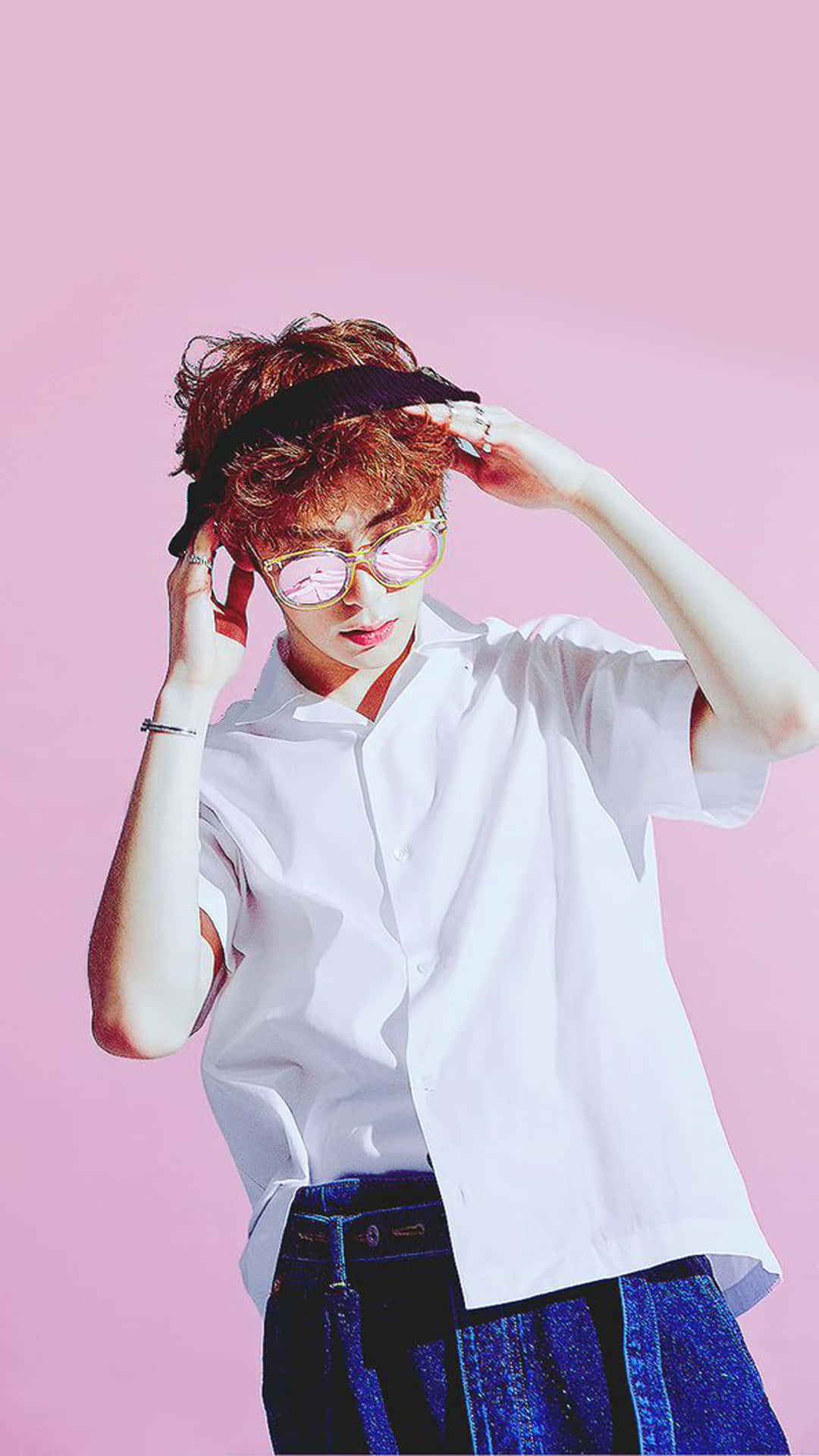 Pink Background NCT Jaehyun Wallpaper