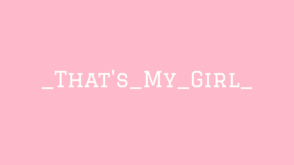 Pink Background Text Graphic Wallpaper