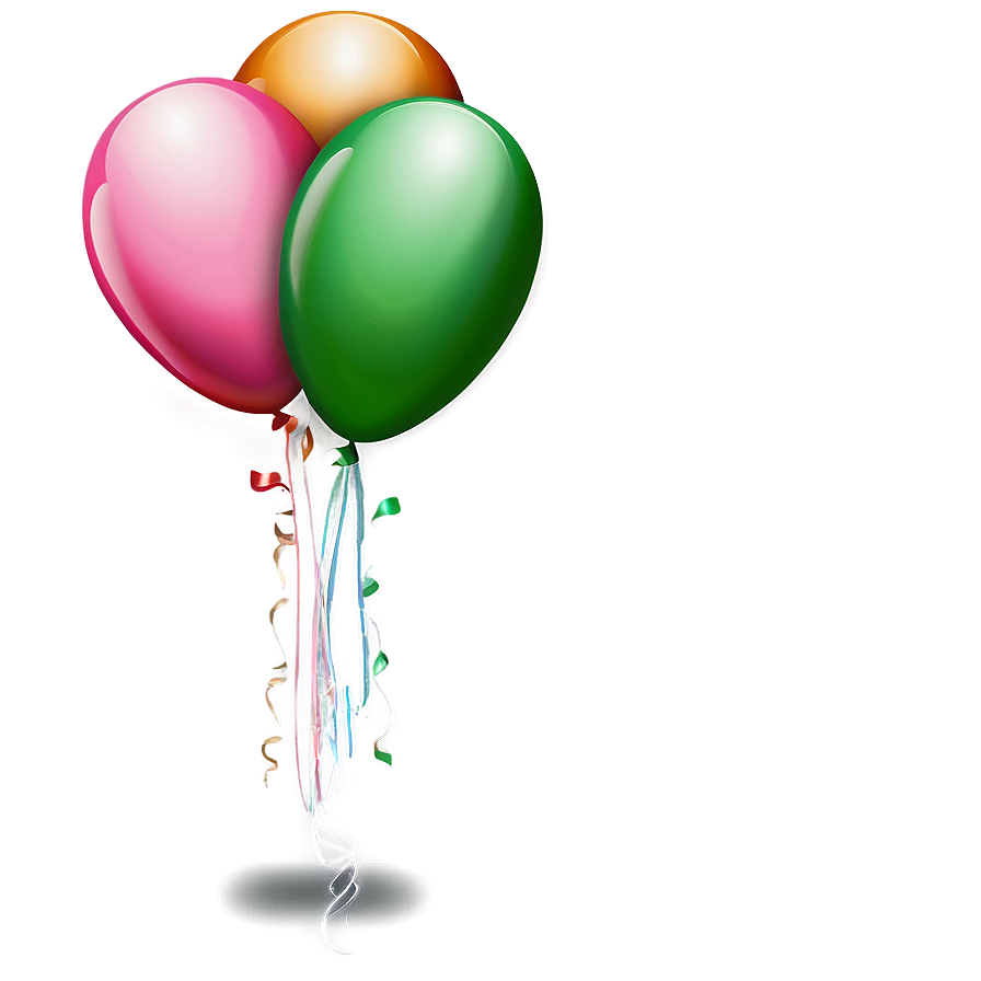 Pink Balloons B PNG