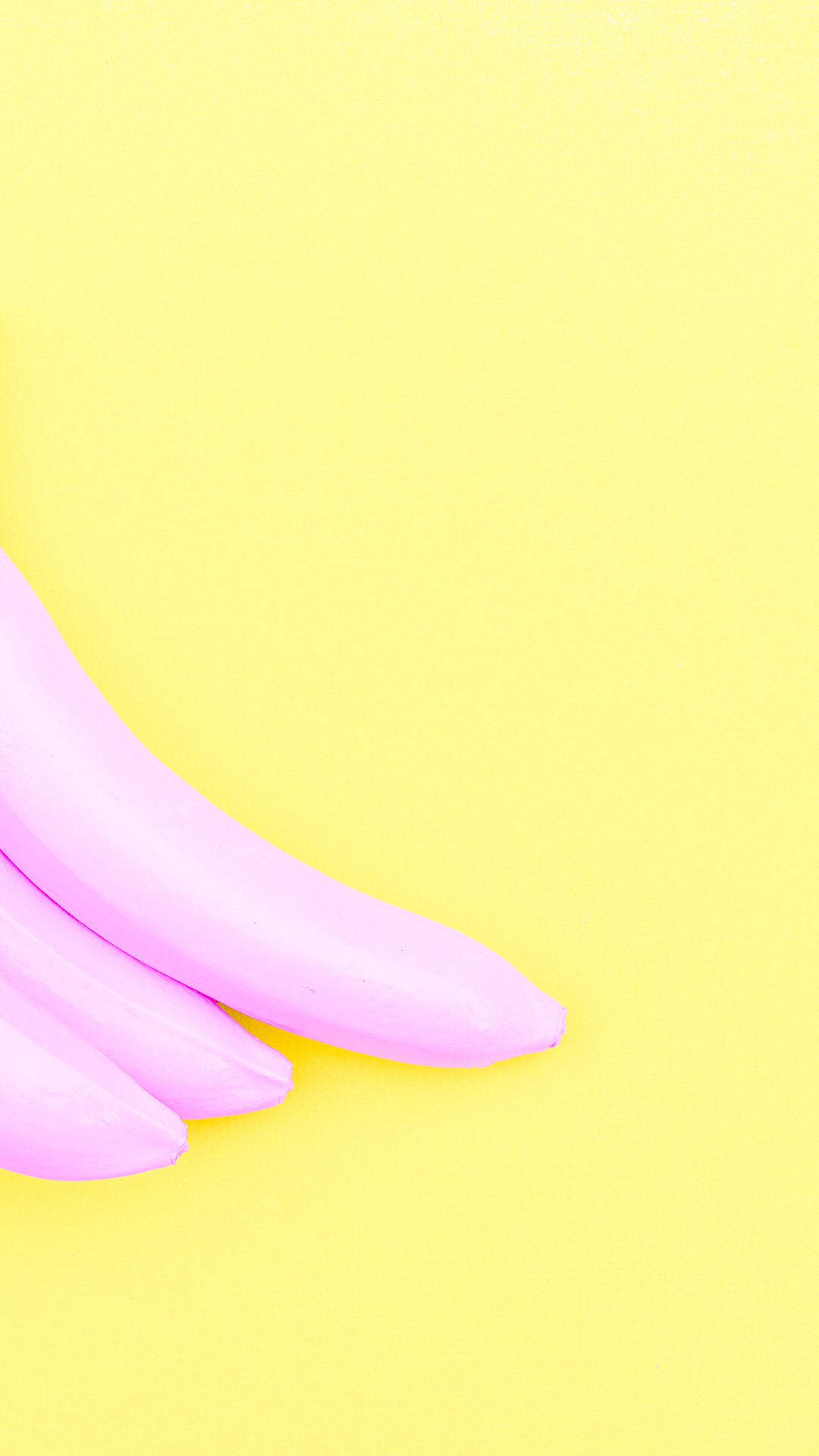 Pink Banana Pastel Yellow Aesthetic Wallpaper