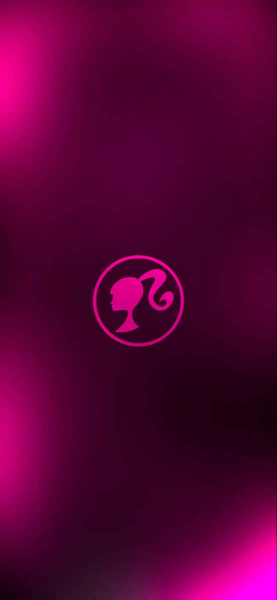 Pink Barbie Silhouette Background Wallpaper