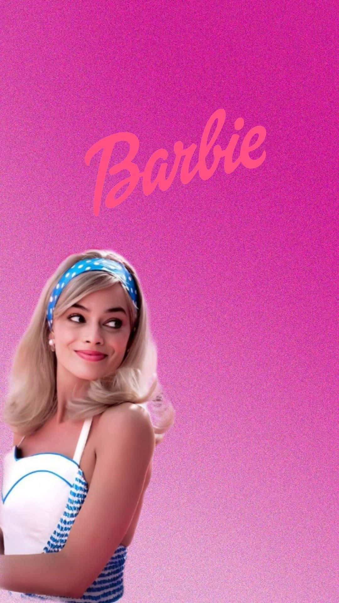 Pink Barbie Styled Woman Wallpaper