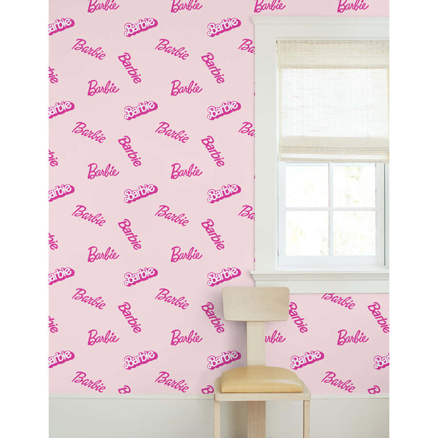 Pink Barbie Wallpaper Room Decor Wallpaper