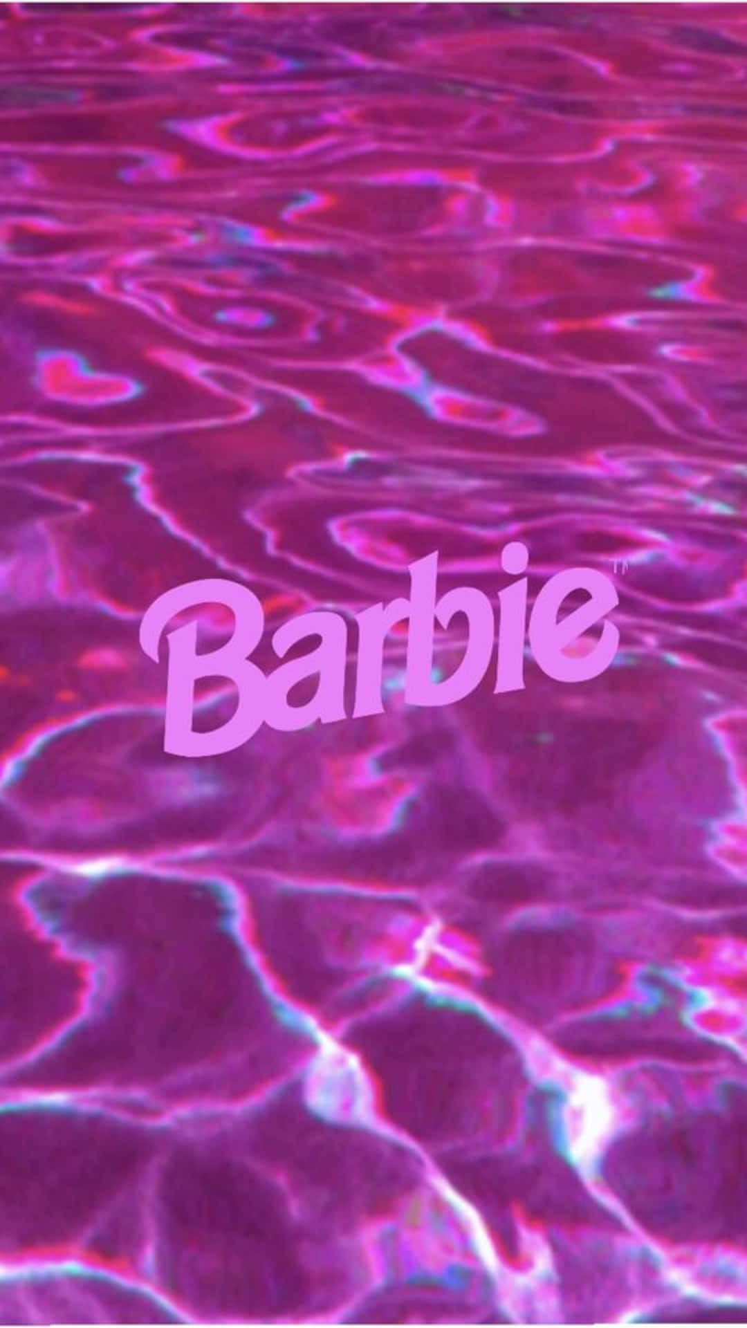 Pink Barbie Water Aesthetic Wallpaper