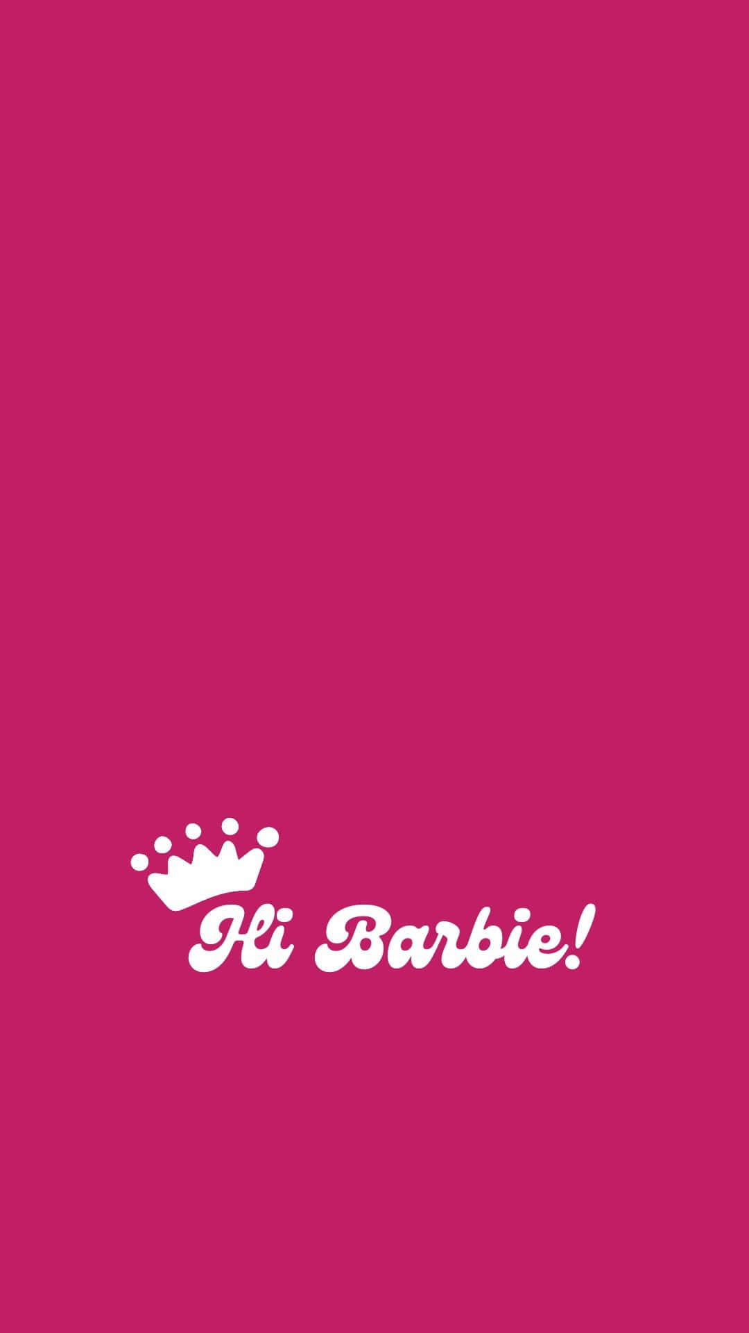 Pink Barbiei Phone Wallpaper Wallpaper