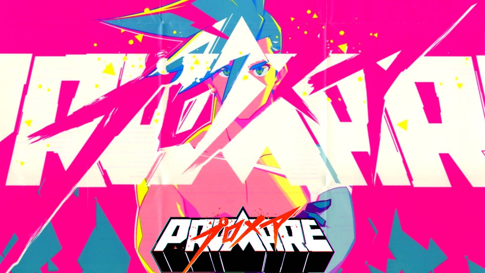 Pink Based Galo Promare Background