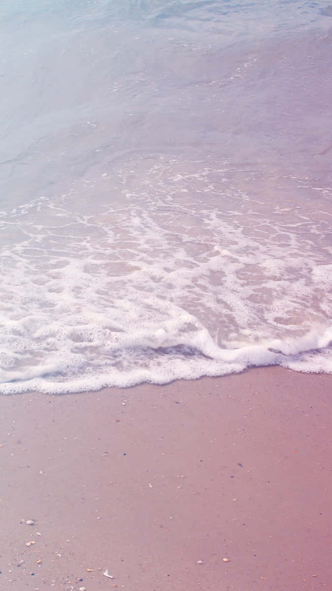 ¡capturalas Vacaciones Perfectas En La Playa Con Un Toque De Rosa! Fondo de pantalla