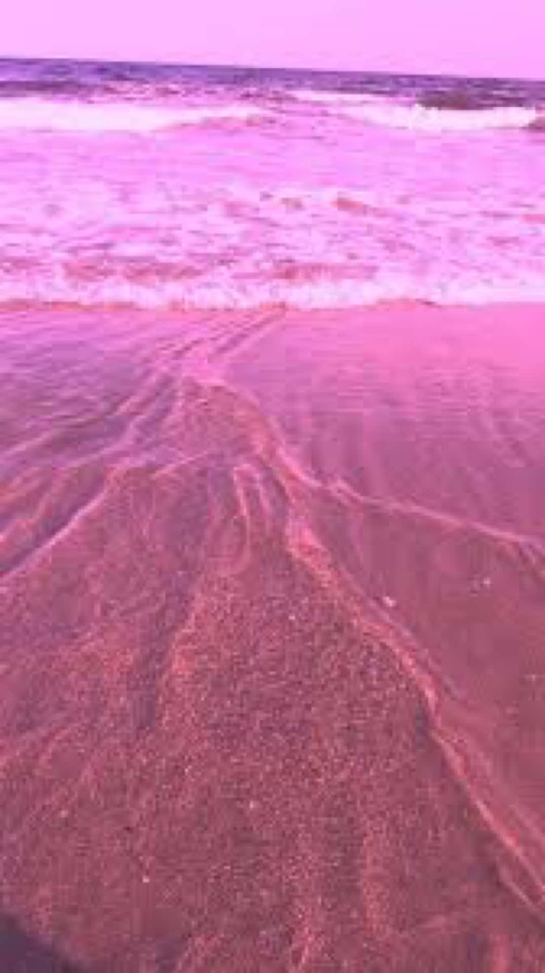 Entdeckeschönheit Und Ruhe Am Pink Beach. Wallpaper