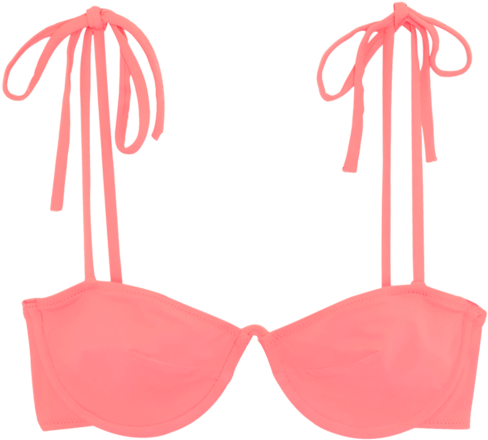 Pink Bikini Top Isolated PNG
