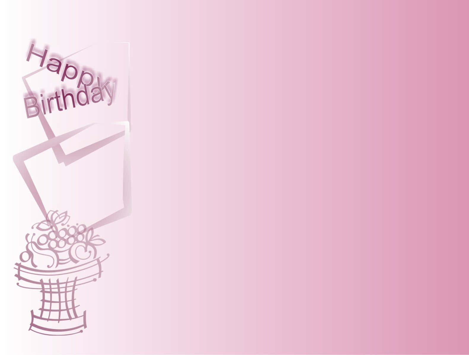Geburtstagskartemit Kuchen Und Luftballon