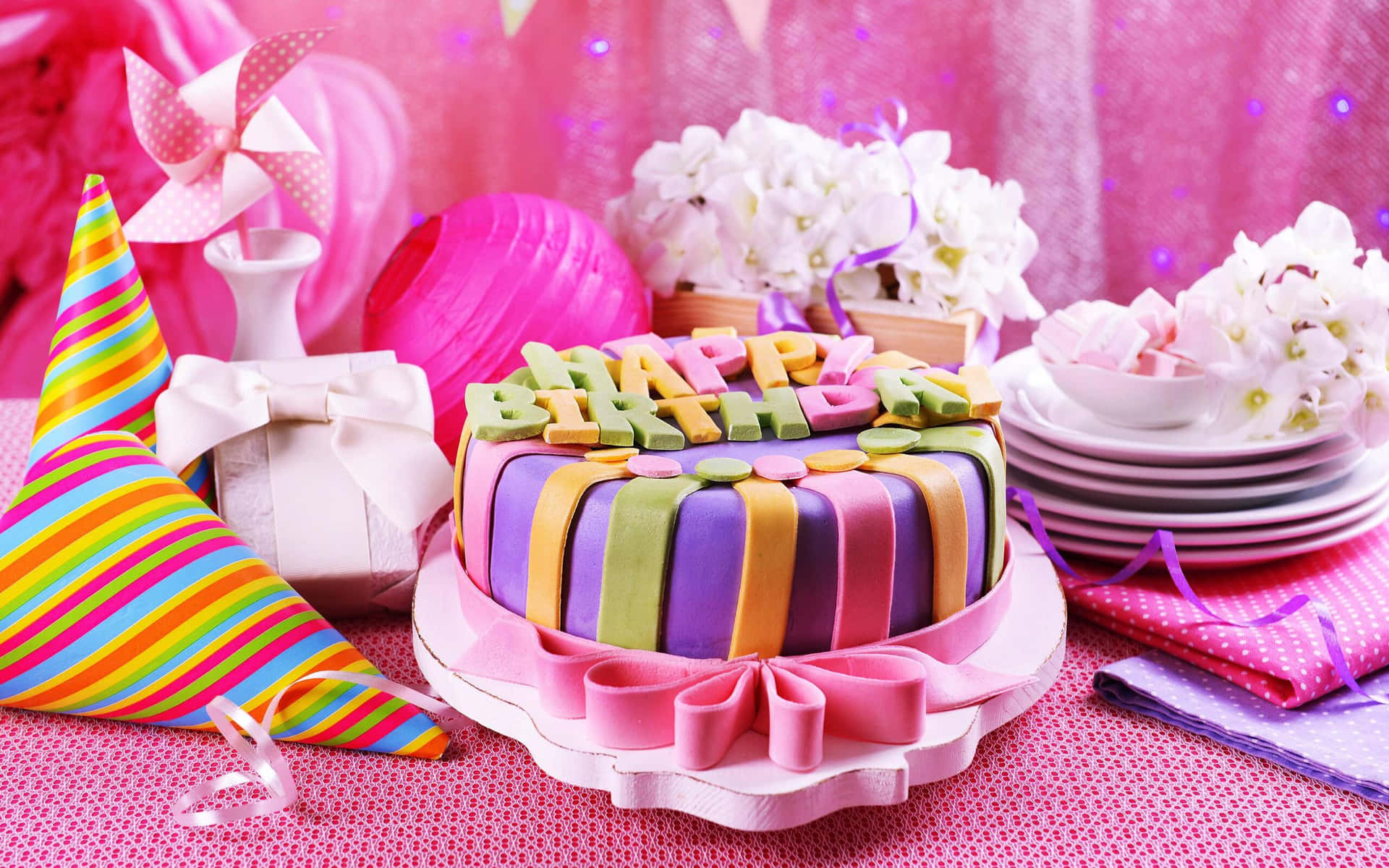 Celebrate your special day in pink!