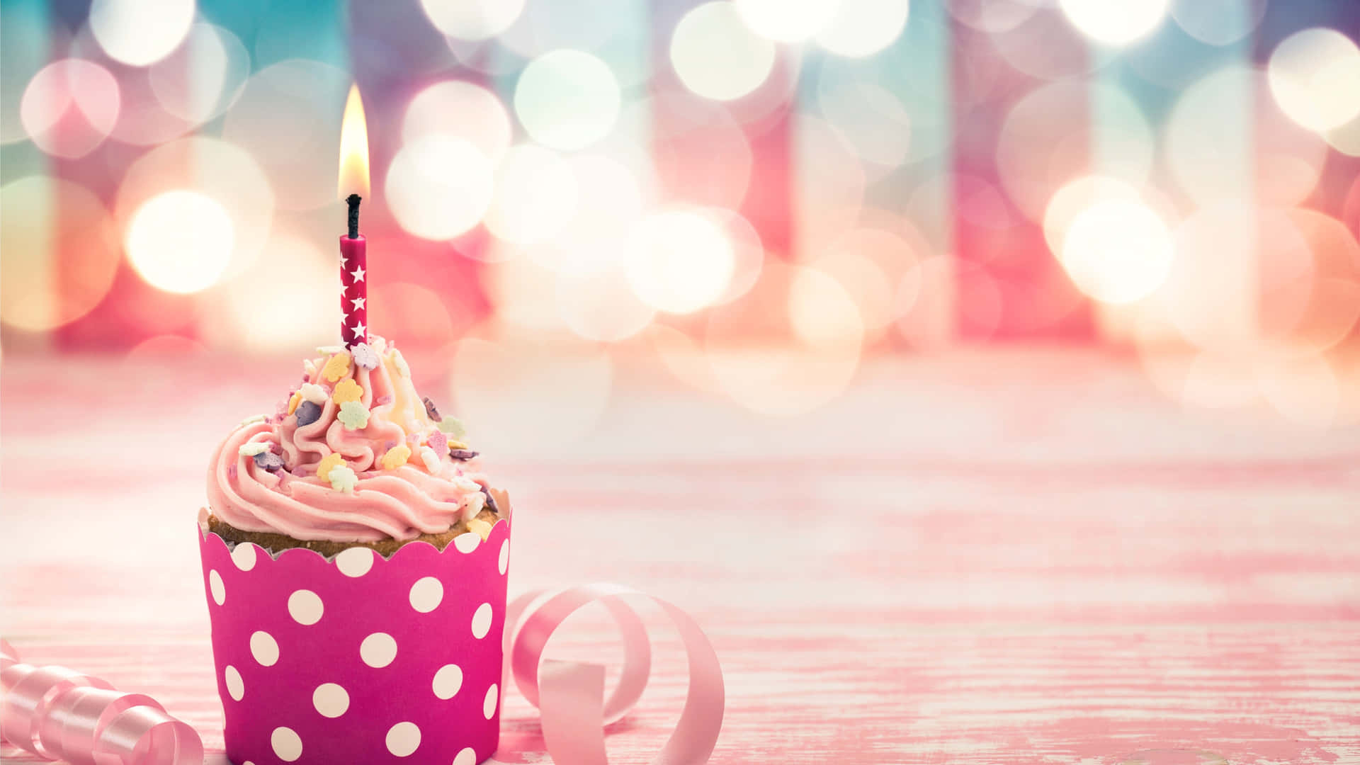 Celebrate the beautiful, joyful moments of life with a vibrant Pink Birthday! Wallpaper