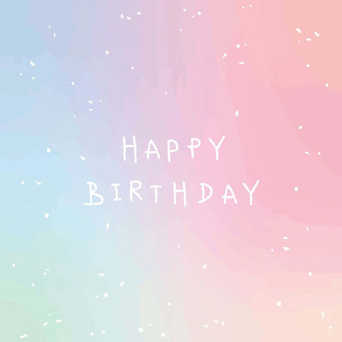 Image  A beautiful pink birthday cupcake with sprinkles Wallpaper