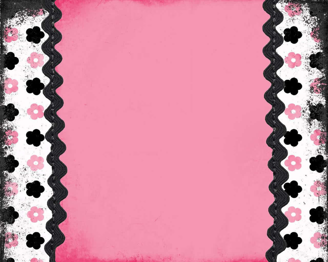 Fesselnderkontrast: Pink Und Schwarz