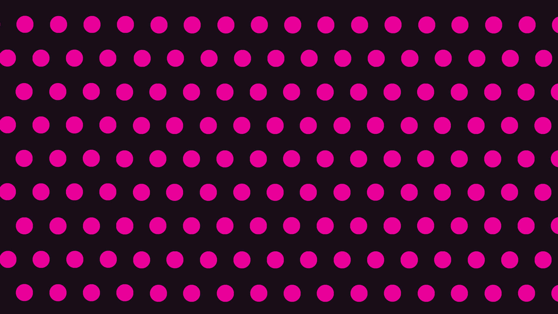 Pink Black Polka Dots Wallpaper