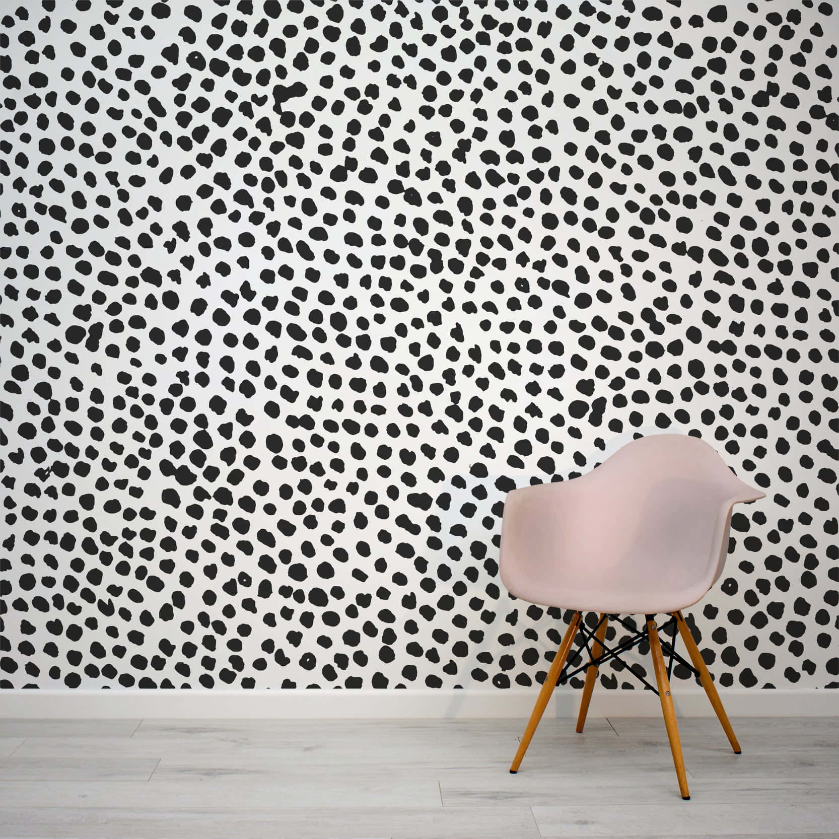 Study the Contrast of Color in this Abstract Shapes Wallpaper