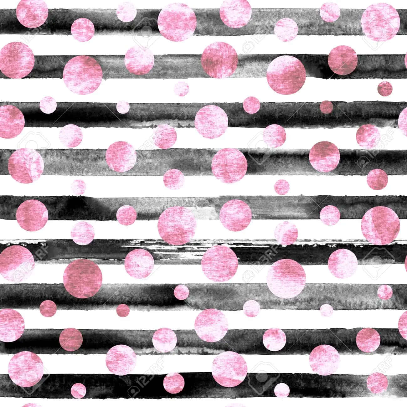 Kühnekontraste Von Pink, Schwarz Und Weiß Wallpaper
