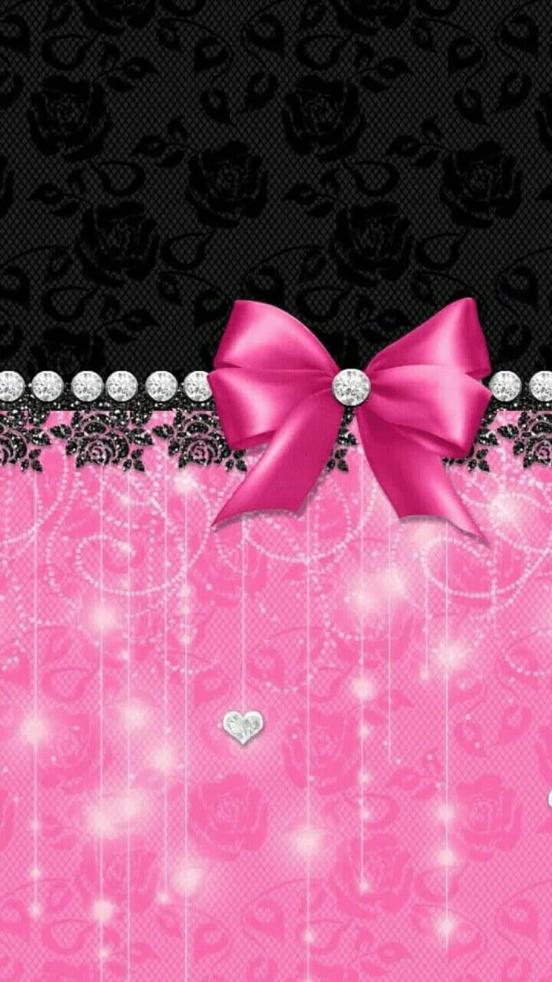 Download Pink Black And White Wallpaper 