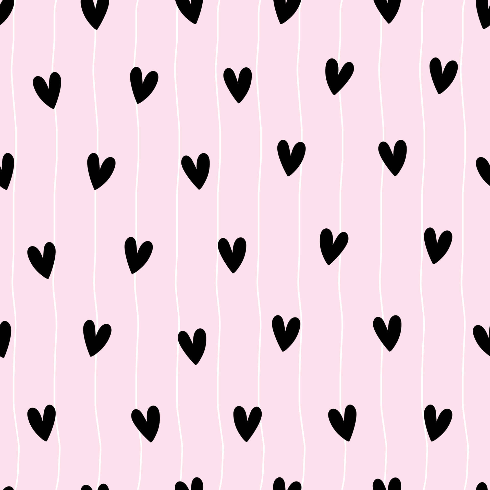 Abstract pink and black lines contrast in harmony. Wallpaper