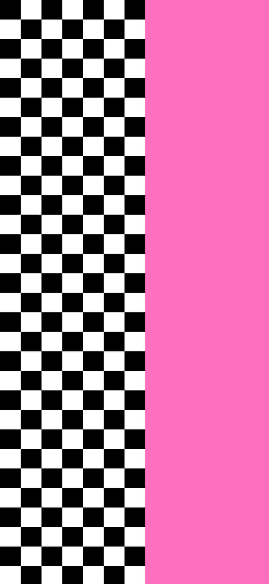 Pink Sort Og Hvid 1183 X 2560 Wallpaper