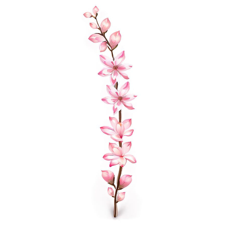 Pink Blooms Png Tji81 PNG