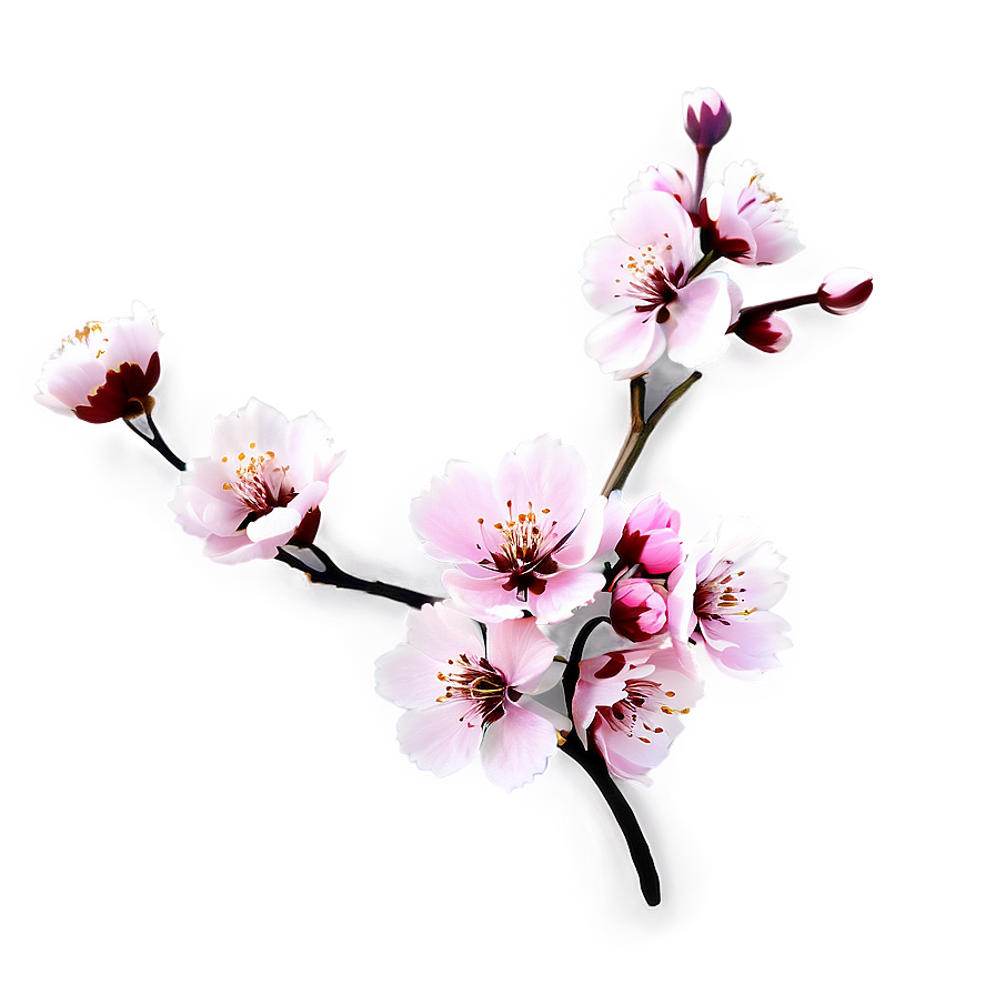 Download Pink Blossom Branch Png 24 | Wallpapers.com