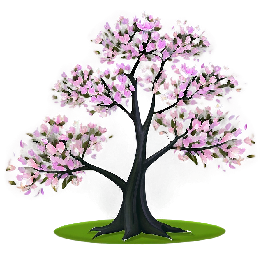 Pink Blossom Tree Png 05242024 PNG