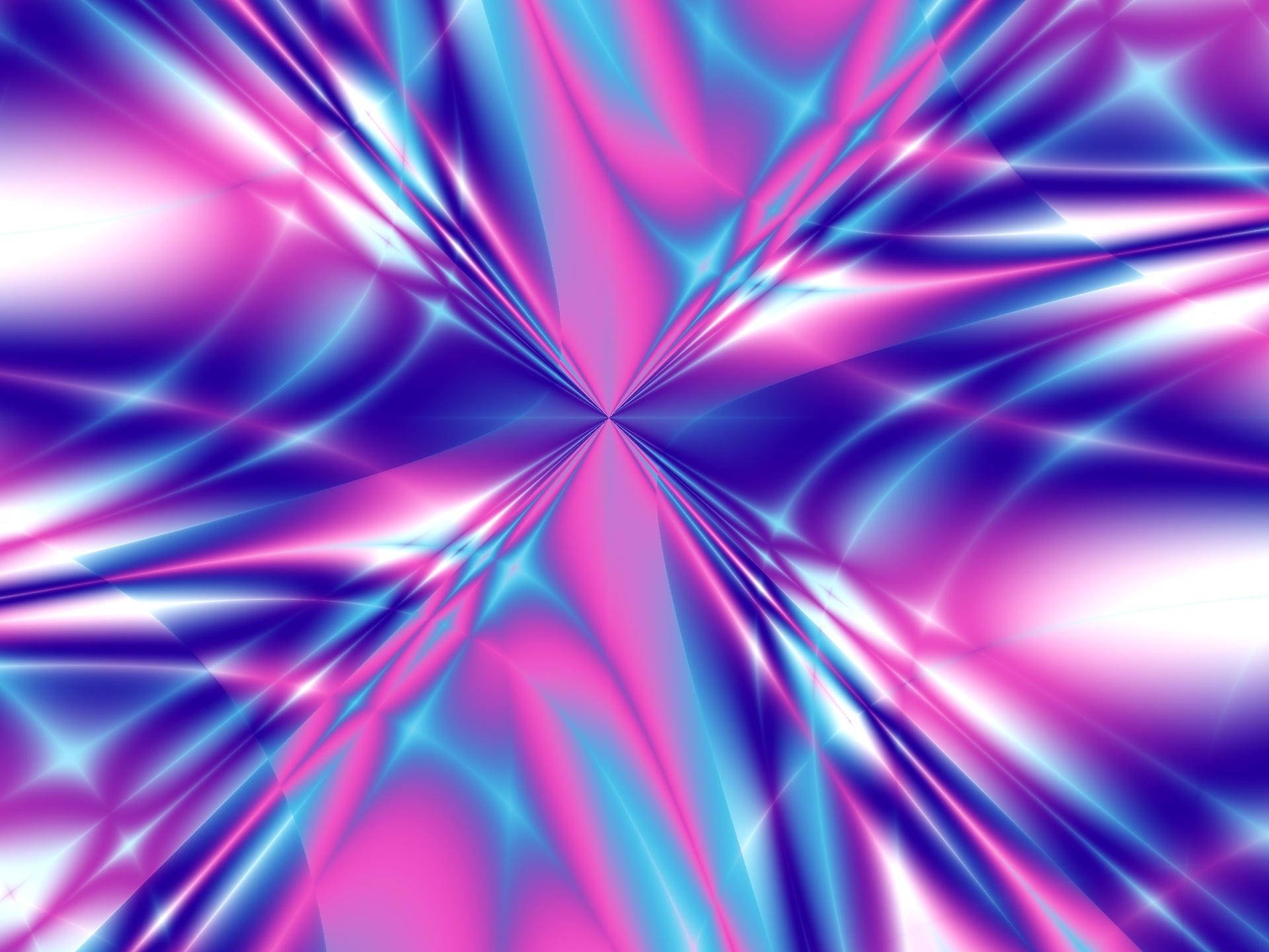 Pink Blue Kaleidoscope Abstract Wallpaper