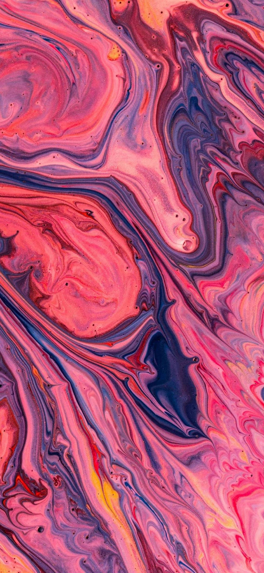 Pink Blue Mix Iphone Amoled Wallpaper