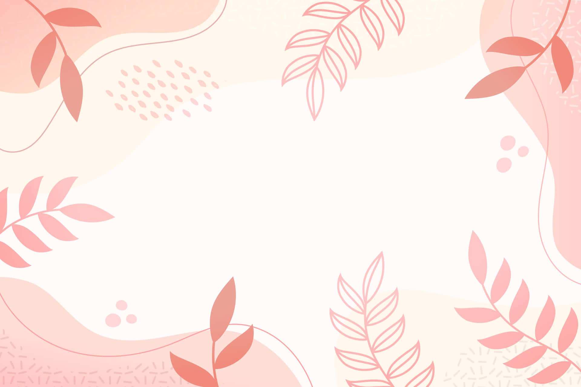 Pink Boho Background Template Wallpaper