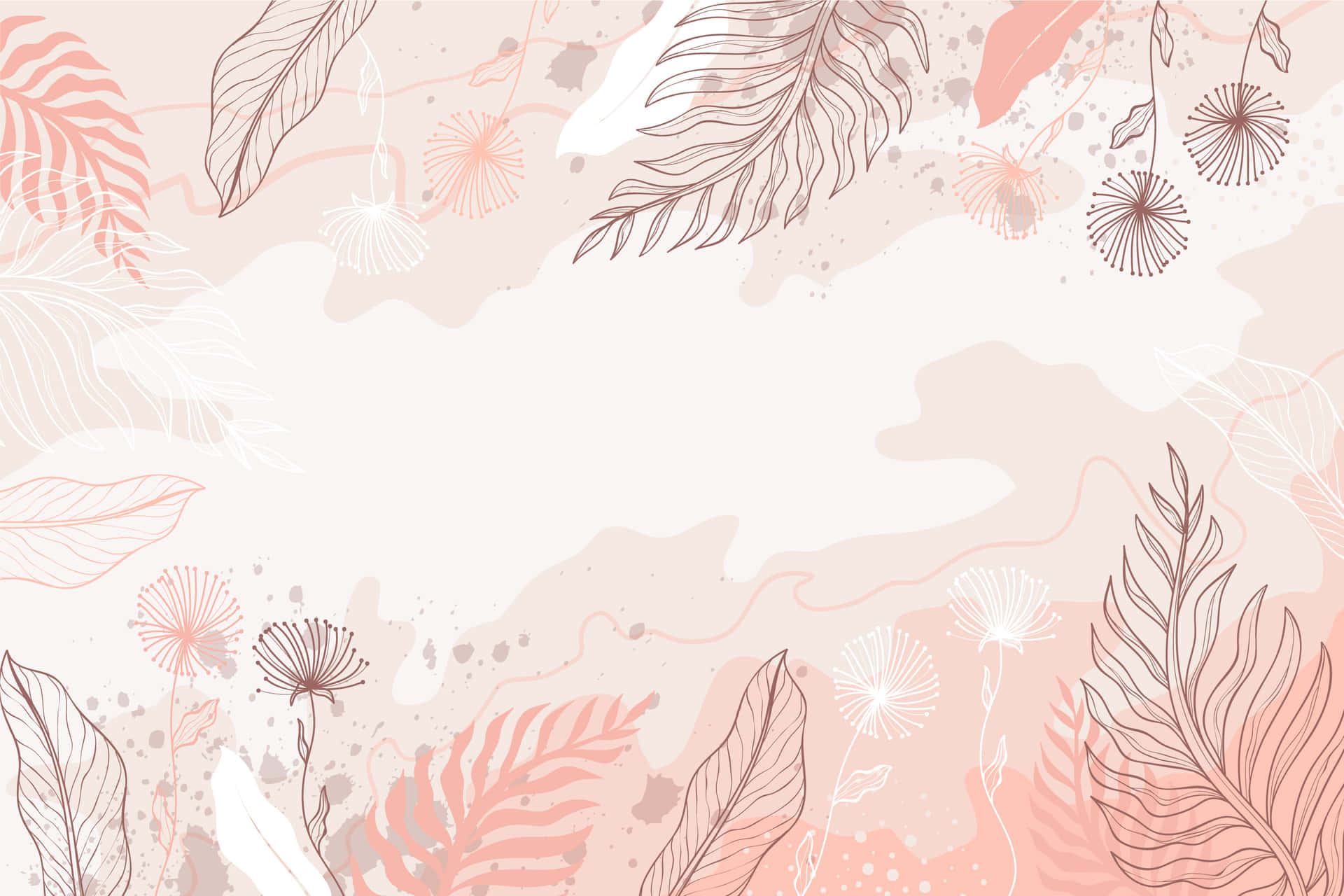 Pink Boho Chic Background Wallpaper