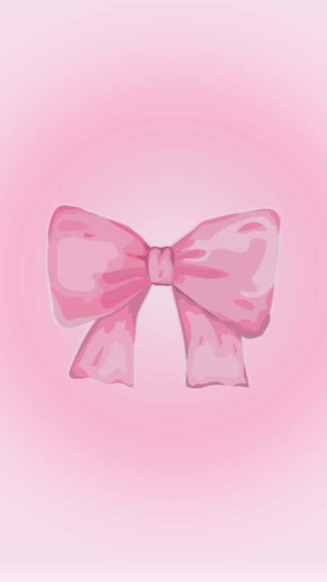 Pink Bow Aesthetic Wallpaper Wallpaper