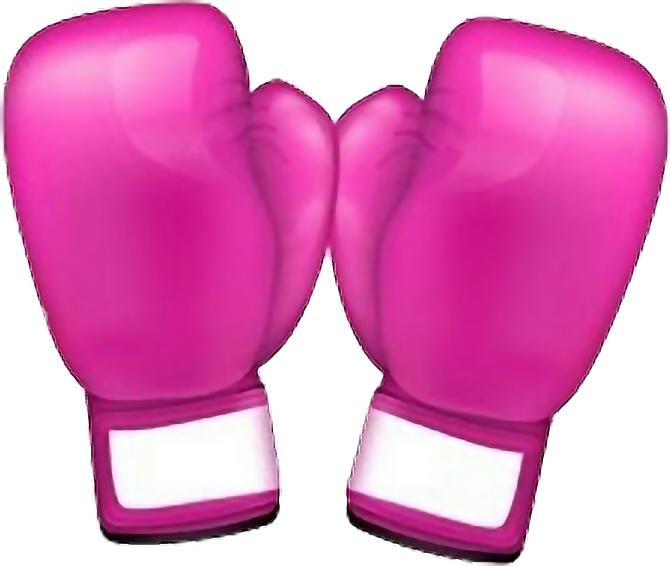 Pink Boxing Gloves PNG