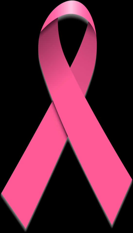 Pink Breast Cancer Awareness Ribbon PNG